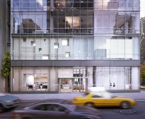 New York Store Project Street scene 3D exterior rendering